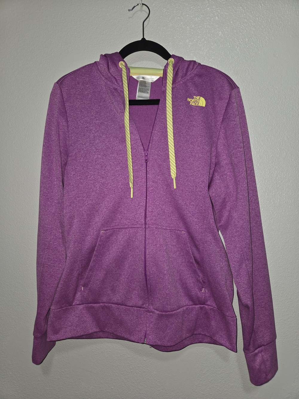 NWOT The North Face Women's Purple Heather Full-Zip Hoodie